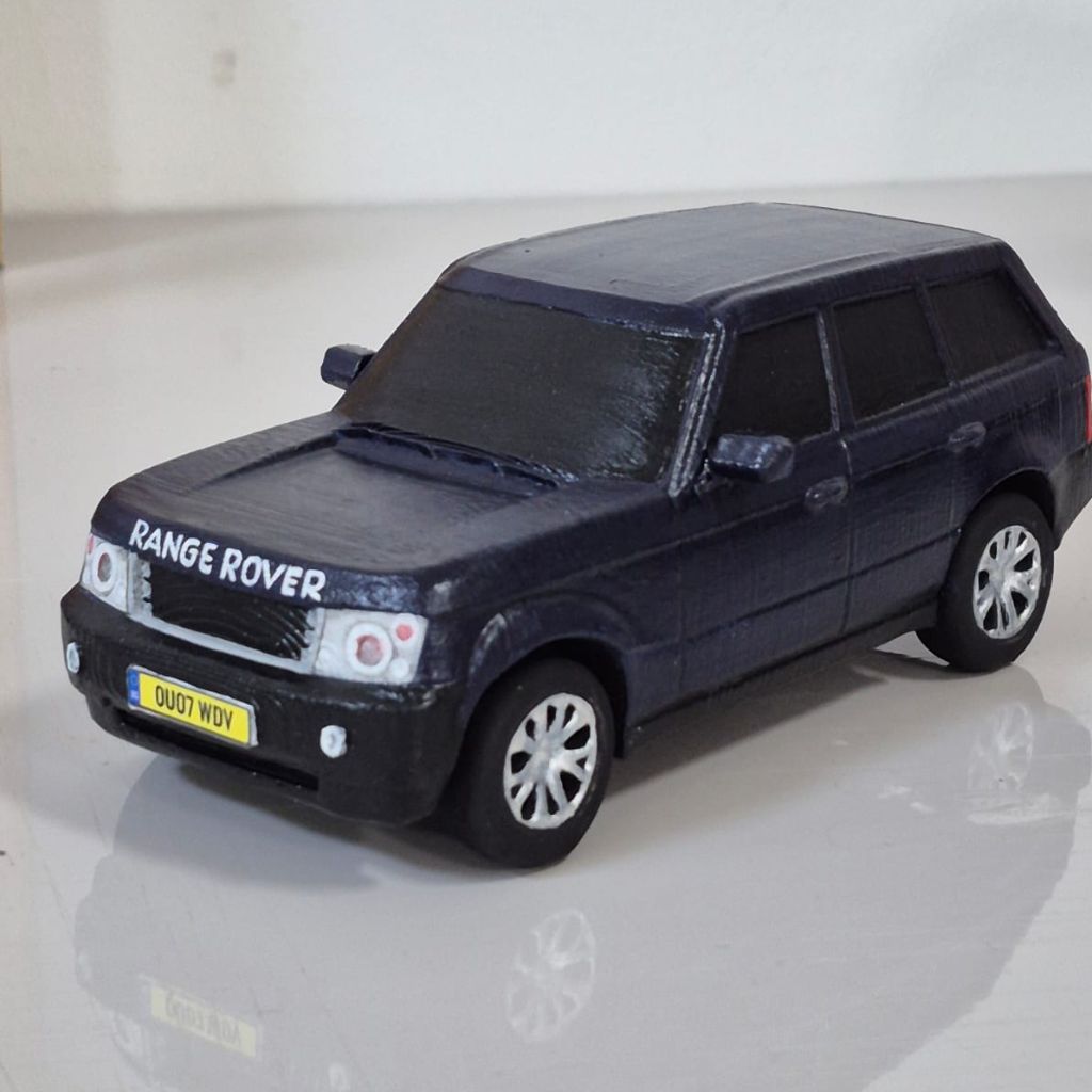 3D Car Figurine From Photo
