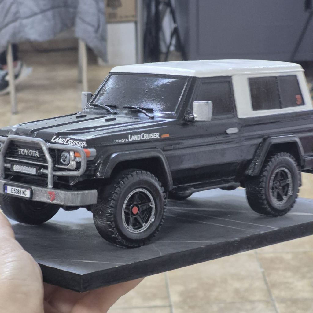 3D Car Figurine From Photo