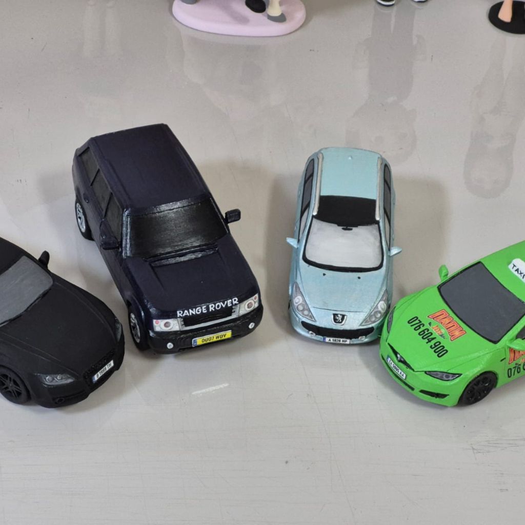 3D Car Figurine From Photo