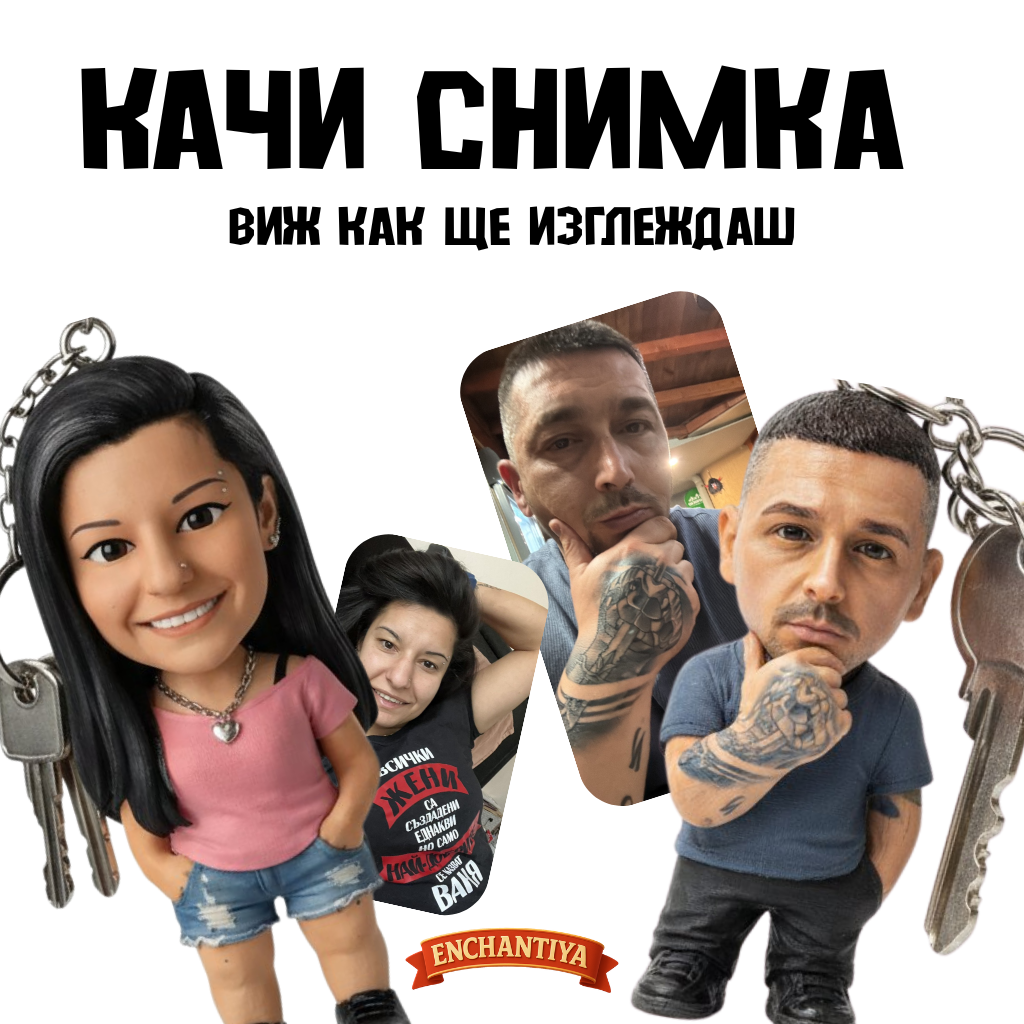 Персонализиран 3Д Ключодържател