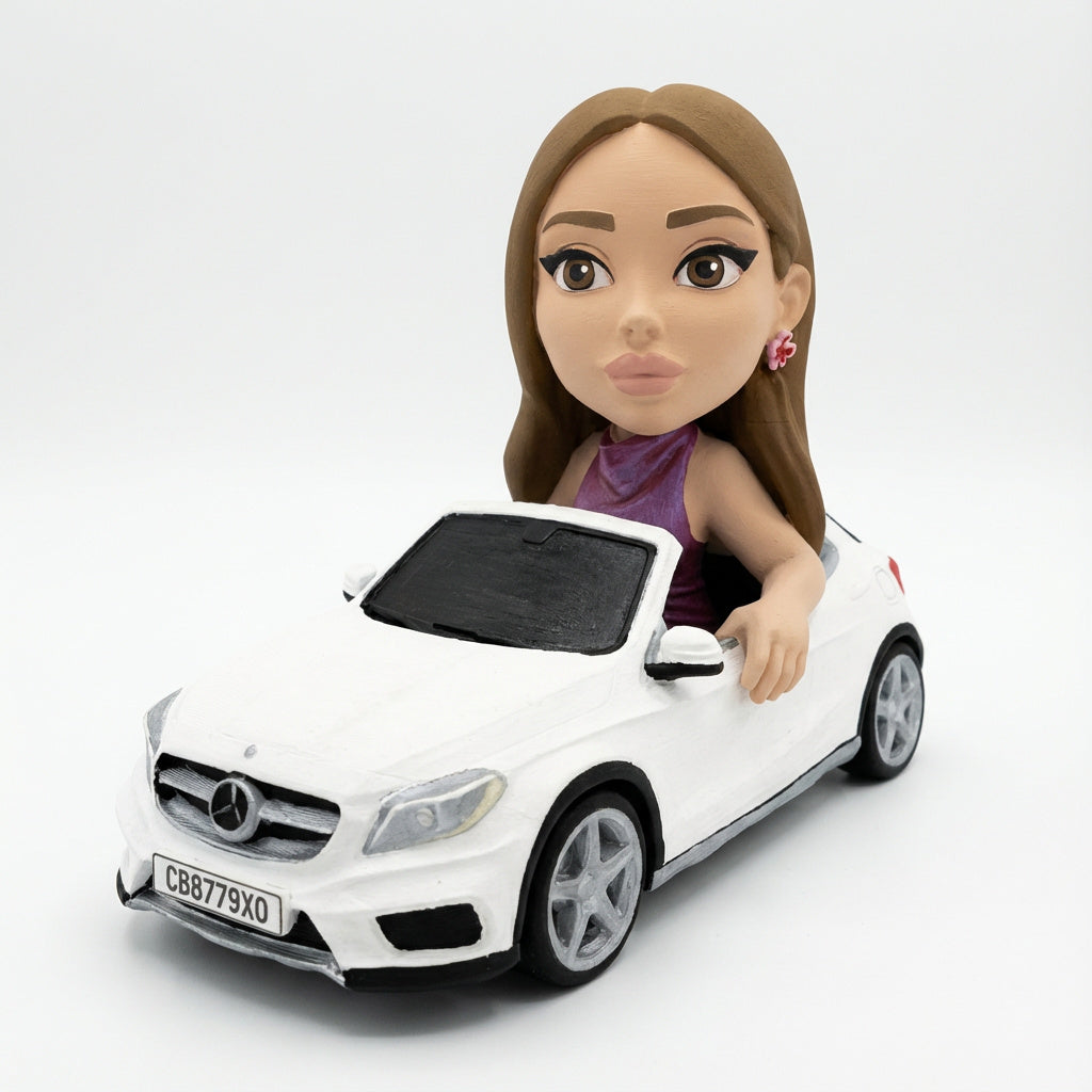 3D Car Figurine From Photo