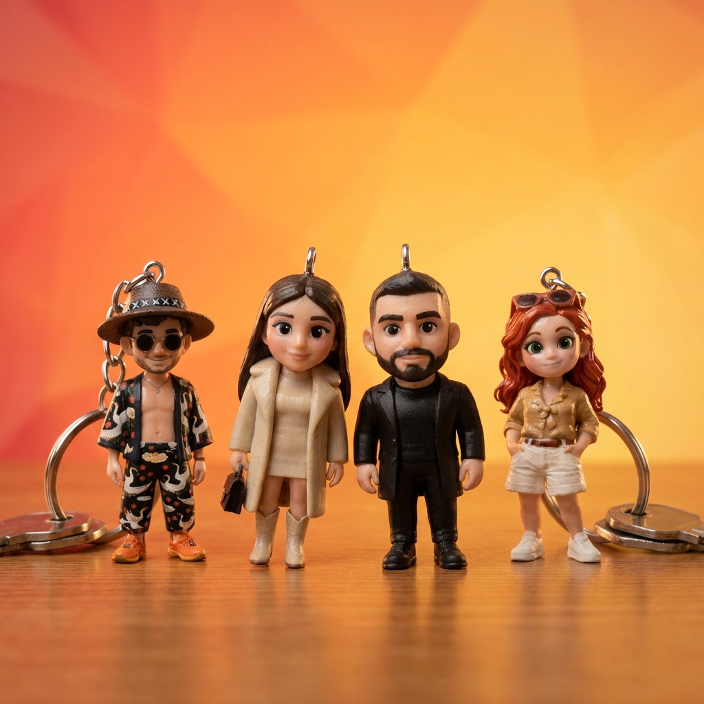 *НОВО* Ключодържател Персонализирана 3Д Фигурка