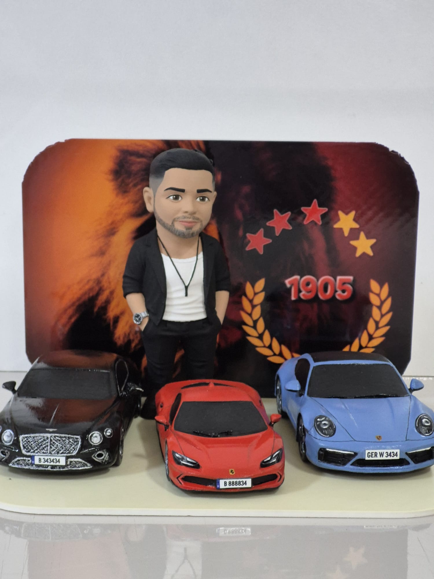 3D Car Figurine From Photo