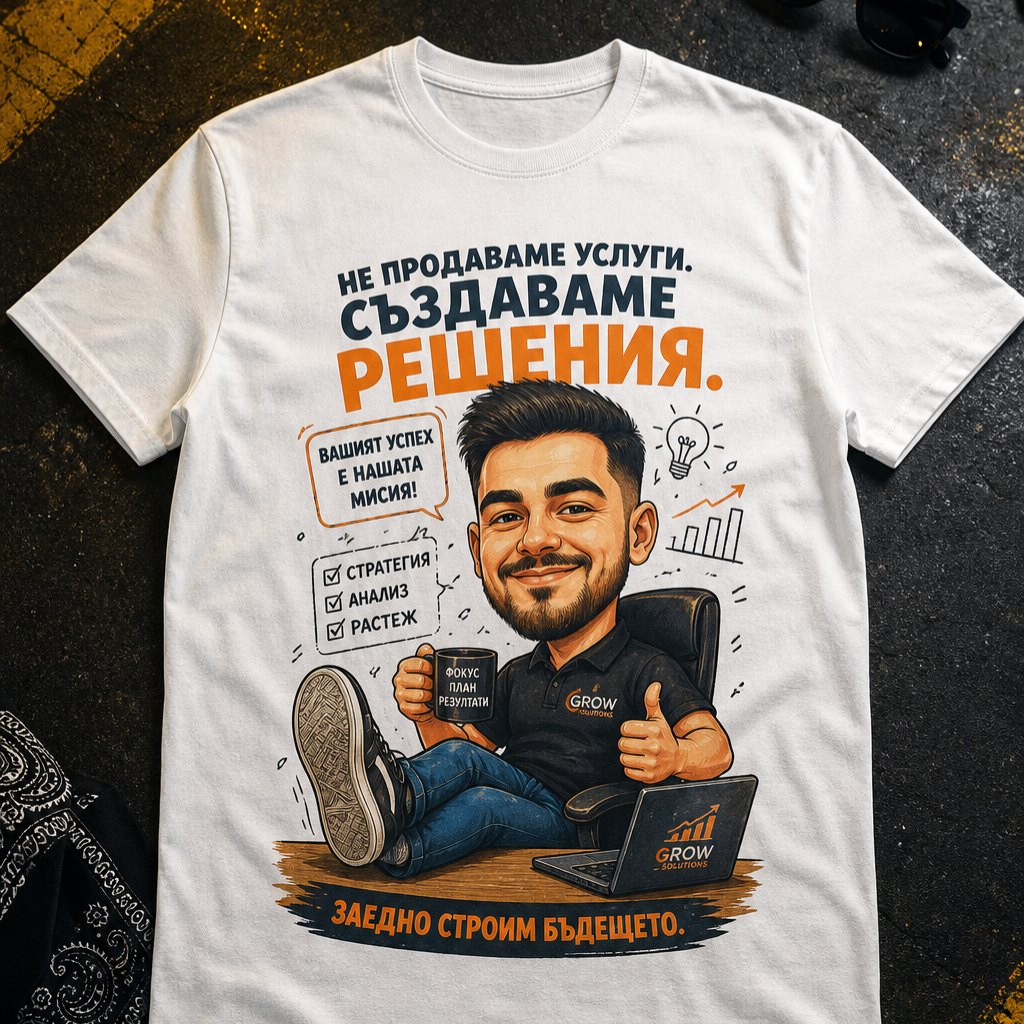 Tricou cu design personalizat