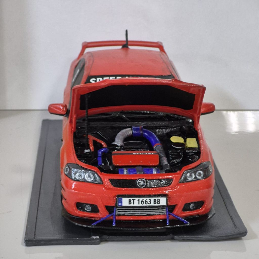 3Д Фигурка Кола От Снимка