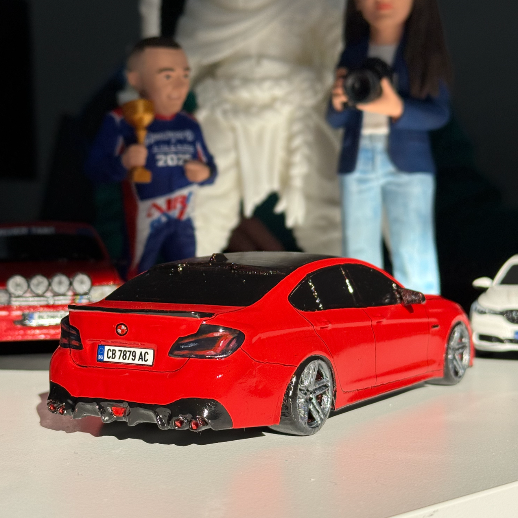 Figurină 3D Mașină Din Poză