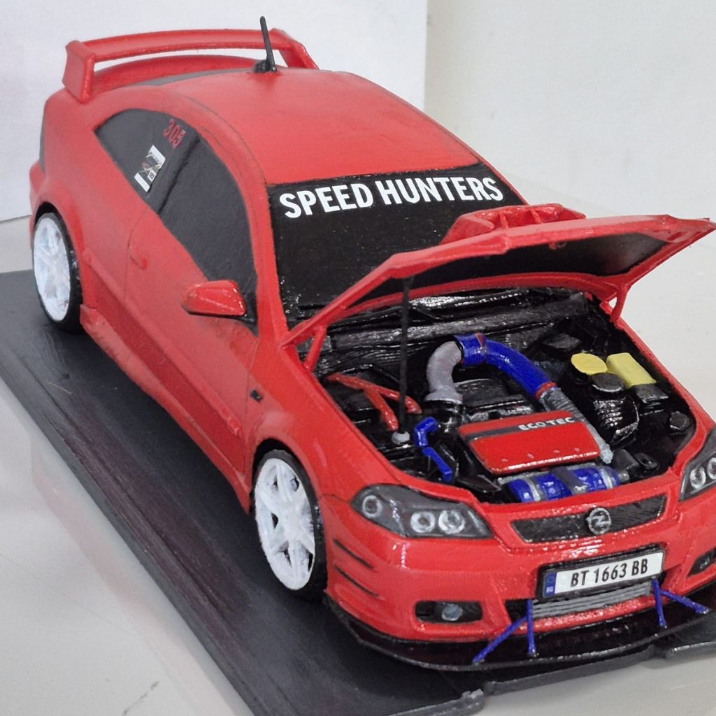 3D Car Figurine From Photo