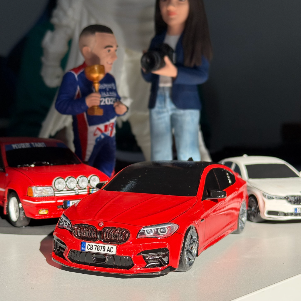 Figurină 3D Mașină Din Poză