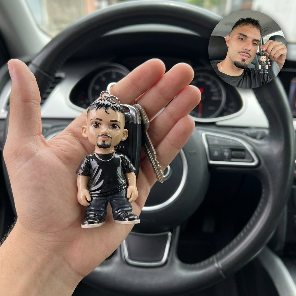 *НОВО* Ключодържател Персонализирана 3Д Фигурка