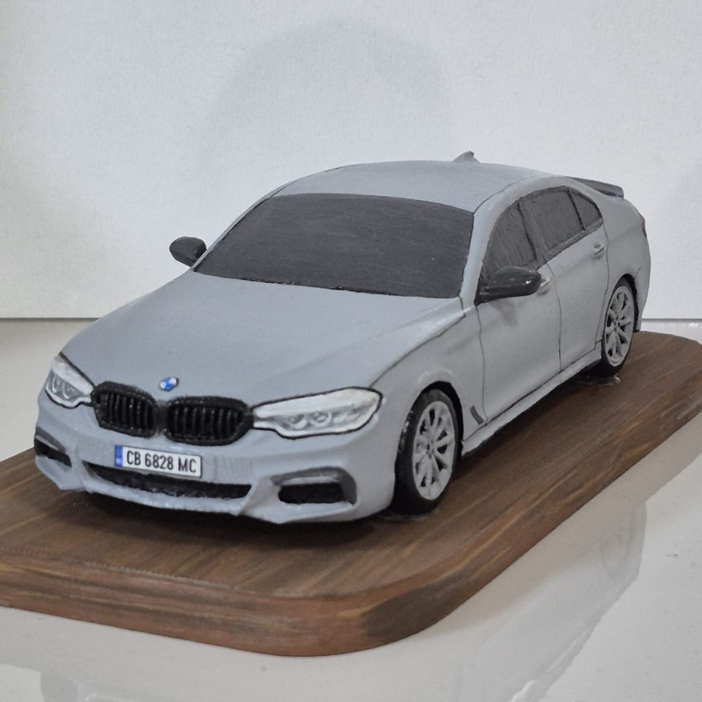 3D Car Figurine From Photo