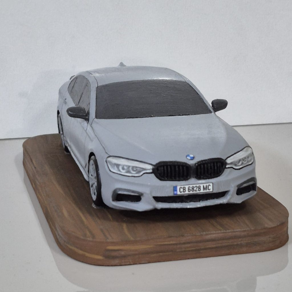 3D Car Figurine From Photo