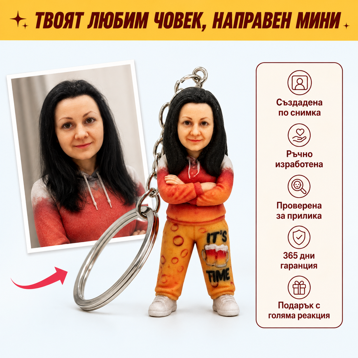 Breloc 3D personalizat