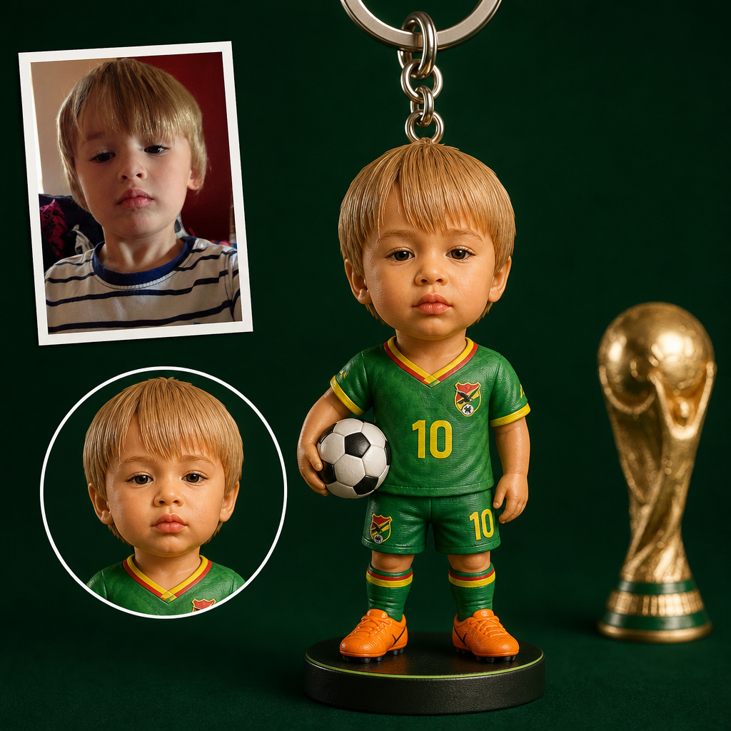 3D Ключодържател С Твоето Лице - WorldCup 2026